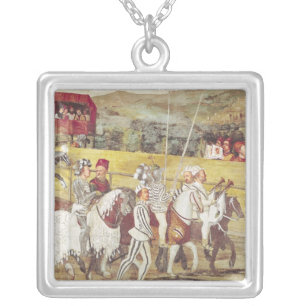 Tournament in Honour of Christian I of Silver Plated Necklace