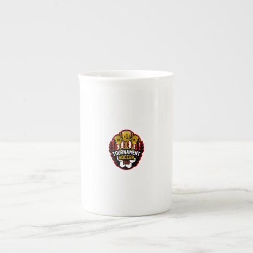 tournament soccer bone china mug