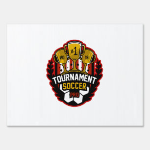 tournament soccer sign