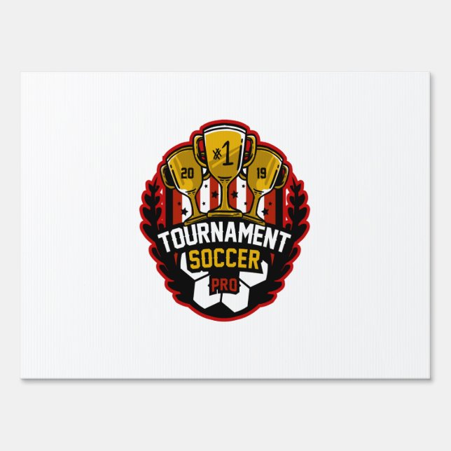 tournament soccer sign (Front)