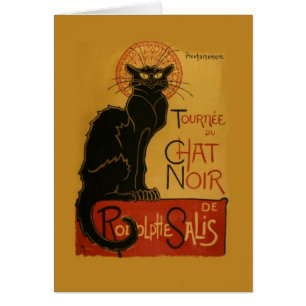 Tournee de Chat Noir Black Cat Cards