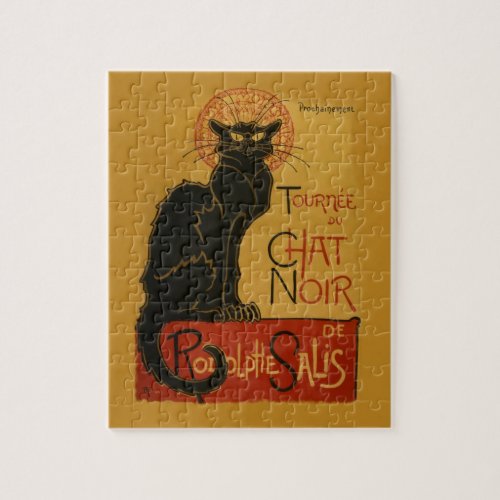 Tournee de Chat Noir Black Cat Jigsaw Puzzle