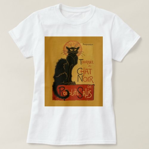 Tournee de Chat Noir Black Cat T_Shirt