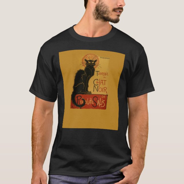 Tournee de Chat Noir Black Cat T-Shirt (Front)