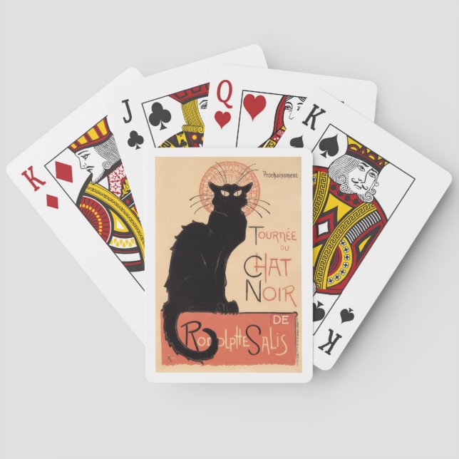 Tournee du Chat Noir (1896) Poker Cards (Back)