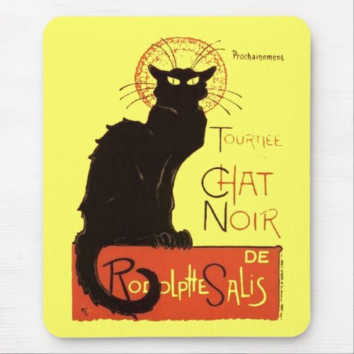 Tournee Du Chat Noir _ After Steinlein Mouse Pad