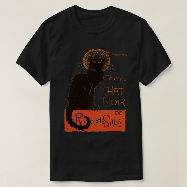 Tournee Du Chat Noir - After Steinlein Sticker T-Shirt (Design Front)