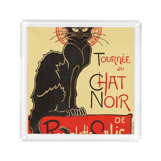 Tournée du Chat Noir Art Nouveau Acrylic Tray (Front)