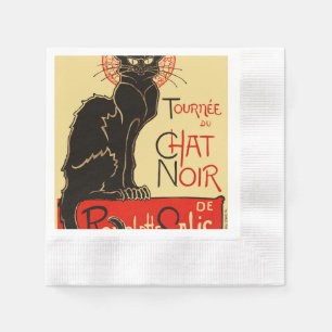 Tournée du Chat Noir Art Nouveau Napkins
