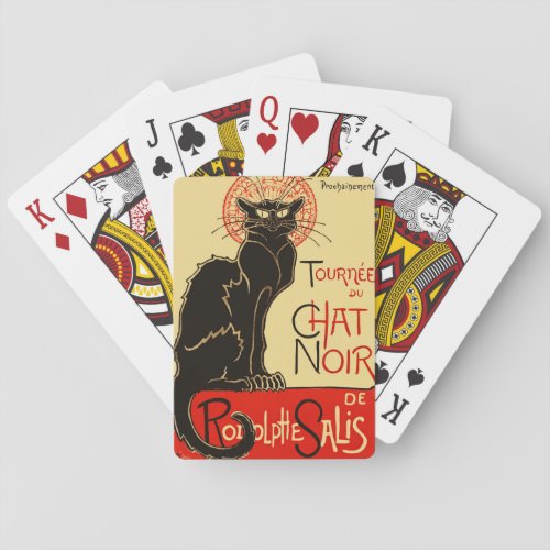 Tourne du Chat Noir Art Nouveau Playing Cards
