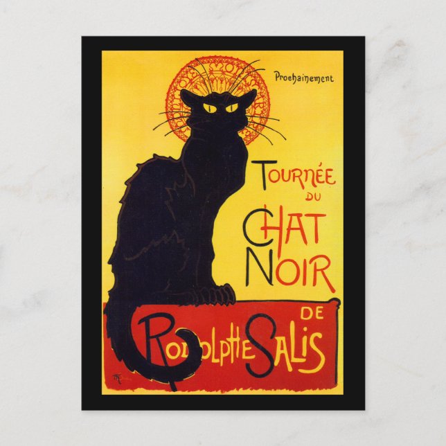 Tournée du Chat Noir, c.1896 Postcard (Front)