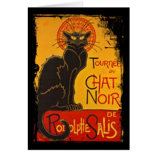 Tournee du Chat Noir Cards (Front)