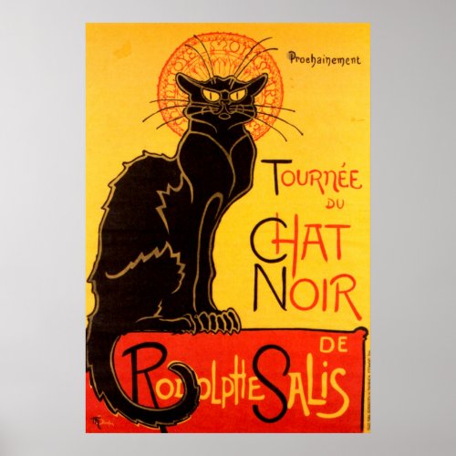 Tournee du Chat Noir Cat Poster