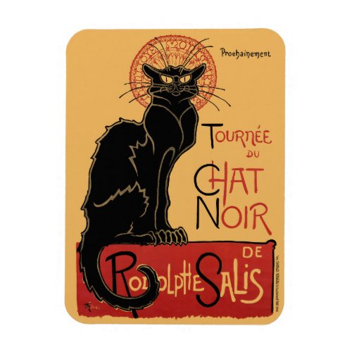 Tourne du Chat Noir France Vintage Poster V2 Magnet