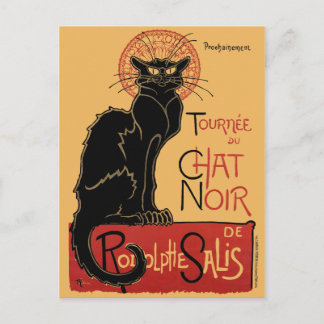 Tournée du Chat Noir France Vintage Poster V2 Postcard