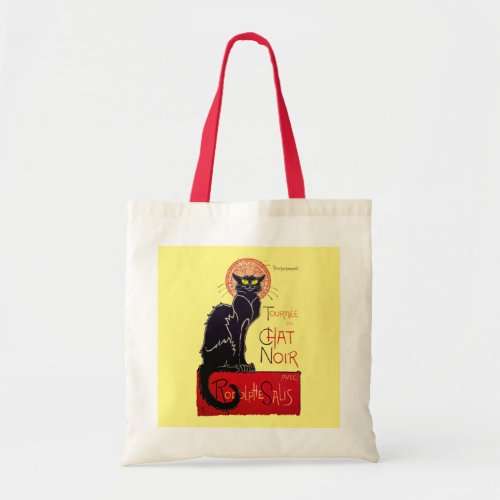 Tournee du Chat Noir French Art Nouveau Black Cat Tote Bag