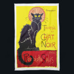 Tournee du Chat Noir French Cabaret Kitchen Towel<br><div class="desc">This beautiful feline themed kitchen towel for cat lovers and admirers of Art Nouveau features the poster advertising the French cabaret venue Le Chat Noir, opened in 1881 at 84 Boulevard Rochechouart in the Montmartre district of the city of Paris by Rodolphe Salis. The nightclub closed in 1897 after his...</div>