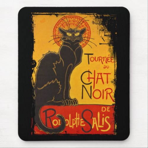 Tournee du Chat Noir Mouse Pad