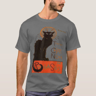Tournee Du Chat Noir Paris Distressed Vector  T-Shirt