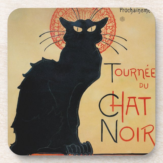 Tournee du Chat Noir Steinlen Drink Coaster (Front)