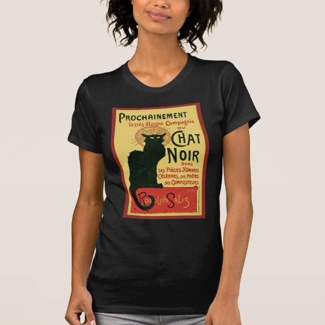 Tournée du Chat Noir, Steinlen Fine Art T-Shirt (Front)