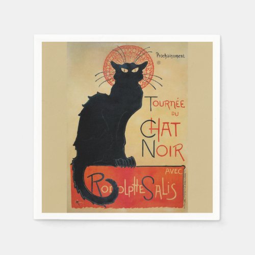 Tournee du Chat Noir Steinlen Paper Napkins