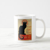 Steinlen: Le Chat Noir Porcelain Mug - Philadelphia Museum Of Art