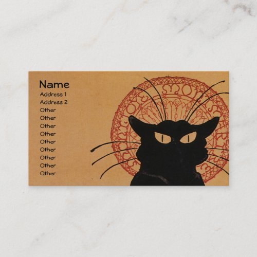 Tournée du Chat Noir, Théophile Steinlen Business Cards