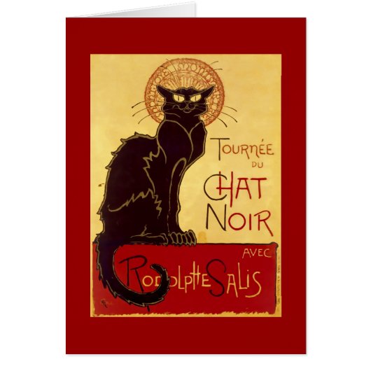 Tournée du Chat Noir, Théophile Steinlen Cards (Front)