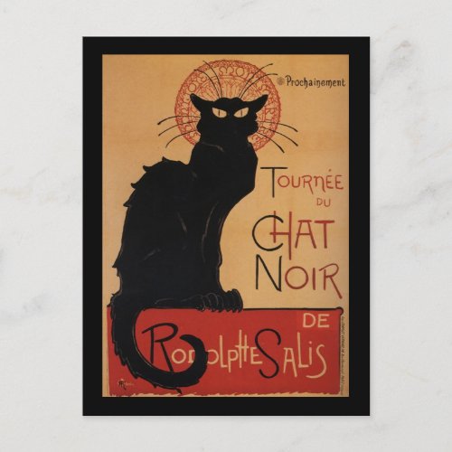 Tourne du Chat Noir Thophile Steinlen Postcard