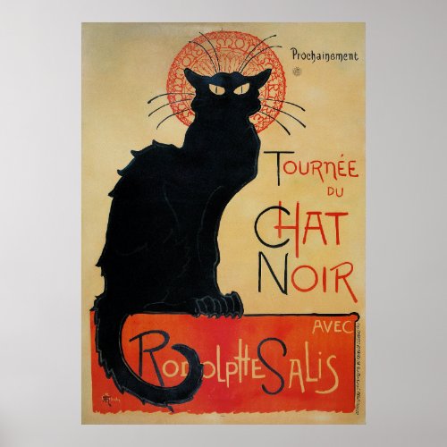 Tournee du Chat Noir Theophile Steinlen Poster