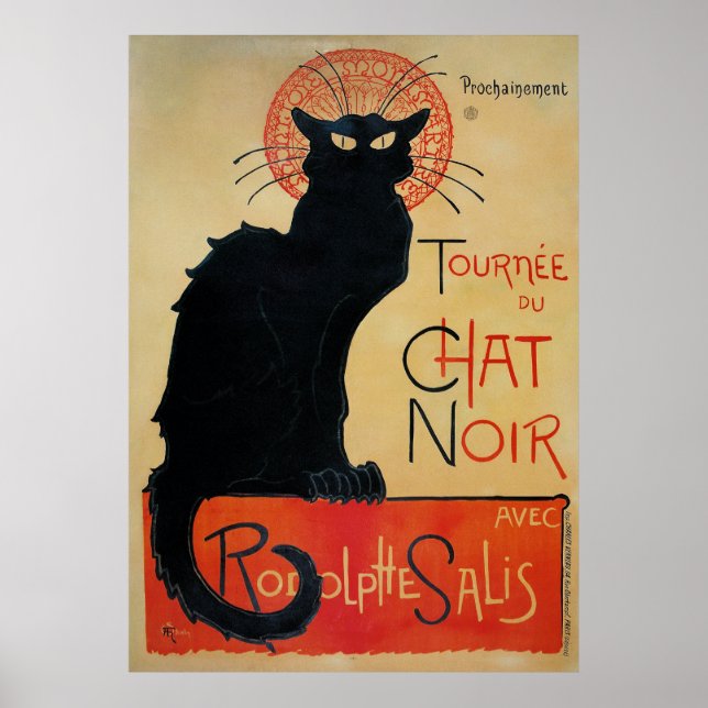 Tournee du Chat Noir Theophile Steinlen Poster (Front)