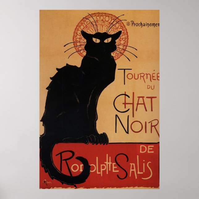 Tournée du Chat Noir, Théophile Steinlen Poster (Front)