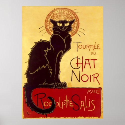 Tourne du Chat Noir Thophile Steinlen Poster
