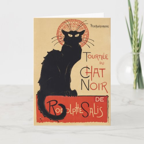 Tournee du Chat Noir Vintage Art Nouveau Card