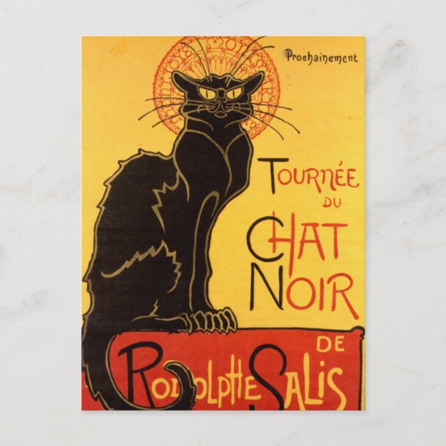 Tournée du Chat Noir - Vintage Poster Postcard (Front)