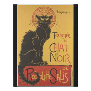 Tournee Du Chat Noir Vintage Race Advertisement Faux Canvas Print Zazzle Com