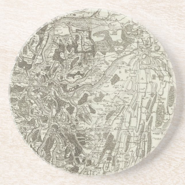 Tournus, Lonsle Saunier Drink Coaster (Front)