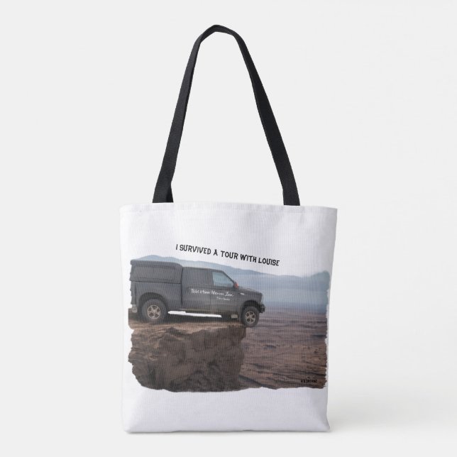 Tours with Louise Tote Bag (Back)