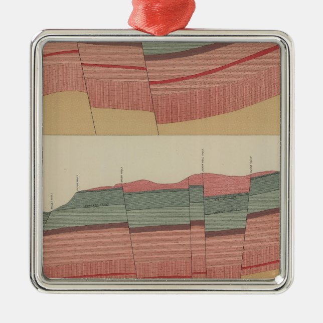 Tourtelotte Park Mining District Sheet Metal Ornament (Front)