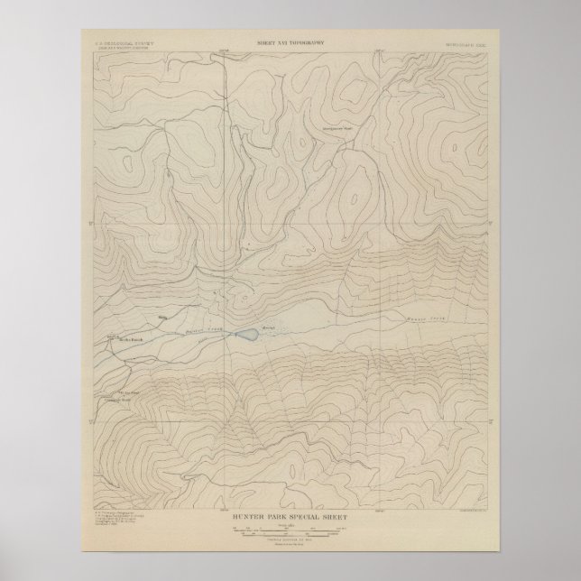 Tourtelotte Park Special Atlas Map Poster (Front)