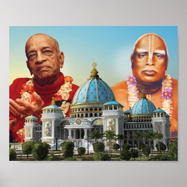 TOVP/Prabhupada/Bhaktivinoda 8 x 10 Print (Front)
