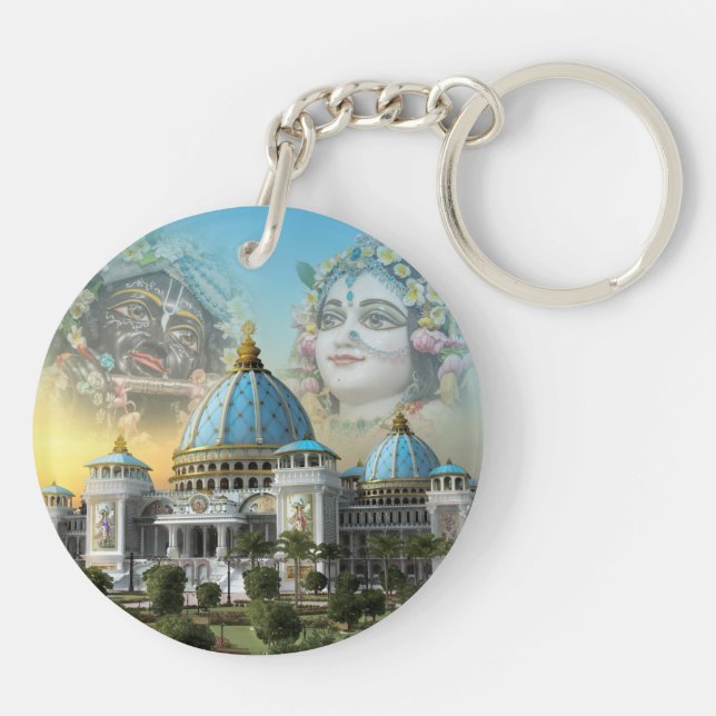 TOVP/Radha Madhava/Nrsimha Two-sided Keychain (Back)