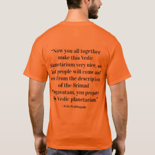 TOVP/Srila Prabhupada Two-sided Shirt