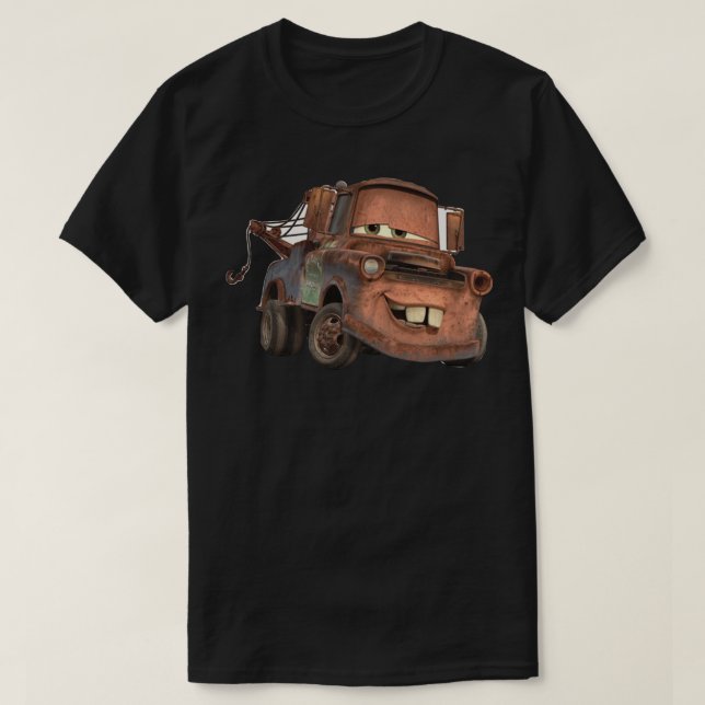 Tow Mater from Cars Sticker T-Shirt (Design Front)