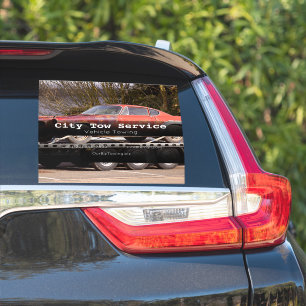 Tow Service company vehicle adverting business Sticker