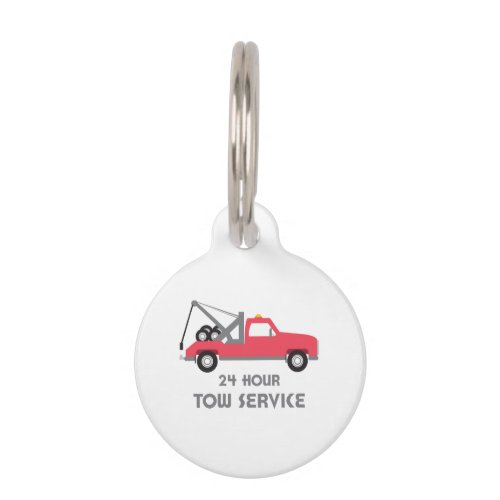 Tow Service Pet ID Tag