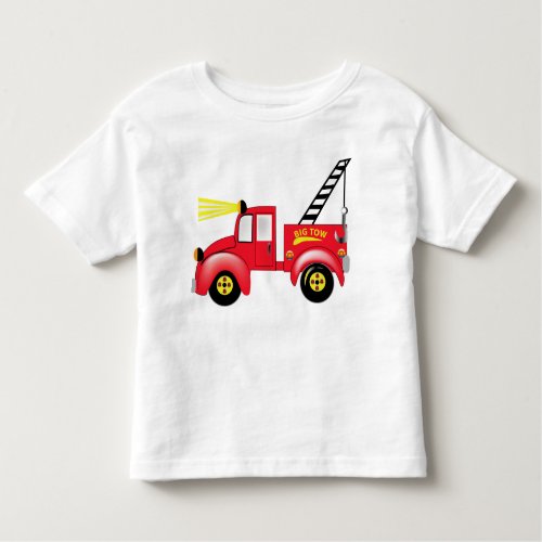 Tow Truck add your own name Toddler T_shirt