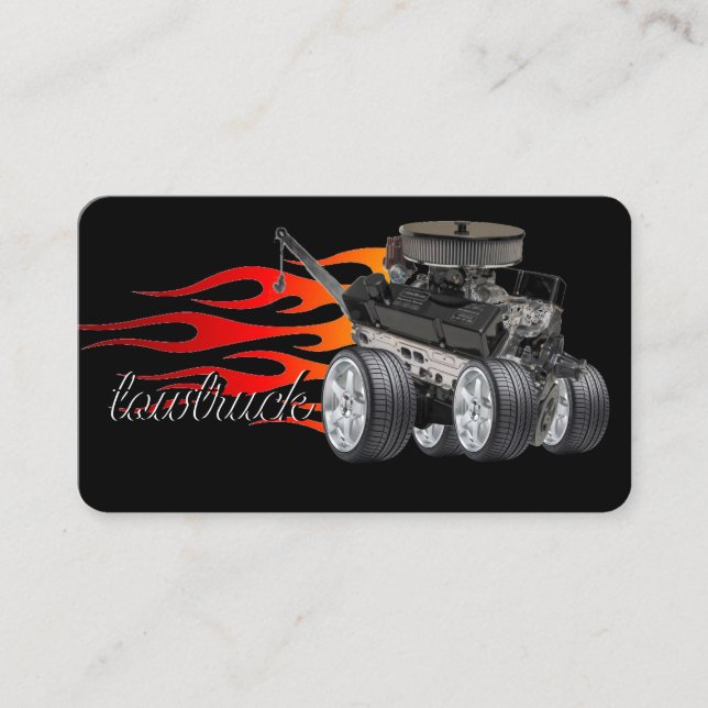 Tow Truck Auto business card (Front)