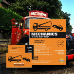 Tow Truck, Auto Mechanic & Repairs Advertising Flyer<br><div class="desc">Tow Truck,  Auto Mechanic & Repairs Advertising Flyers By The Business Card Store.</div>